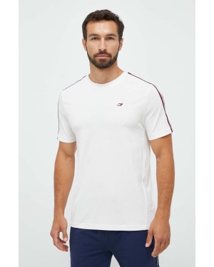 Tommy Hilfiger t-shirt męski kolor biały gładki