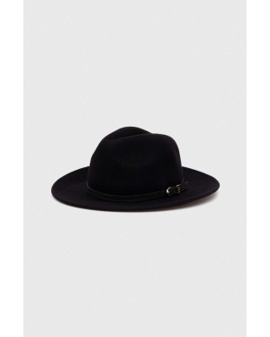 Tommy Hilfiger kapelusz wełniany kolor czarny wełniany