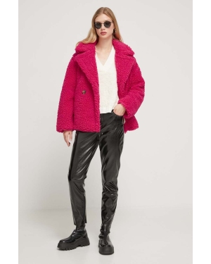 UGG kurtka damska kolor różowy przejściowa