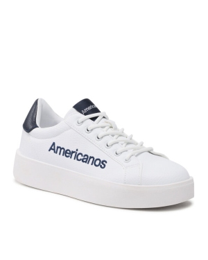 Americanos Sneakersy WPRS-20210506 Biały