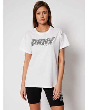 DKNY Sport T-Shirt DP0T7477 Biały Relaxed Fit