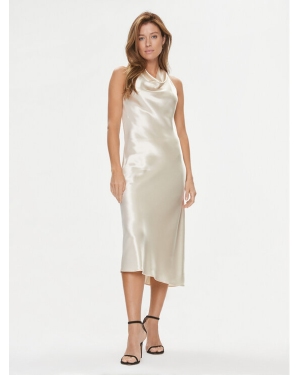 Calvin Klein Sukienka koktajlowa Naia K20K206160 Beżowy Regular Fit