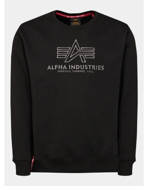 Alpha Industries Bluza Basic 118302 Czarny Regular Fit