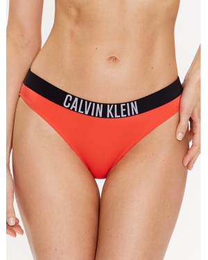 Calvin Klein Swimwear Dół od bikini KW0KW01983 Pomarańczowy