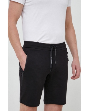 Armani Exchange szorty bawełniane męskie kolor czarny