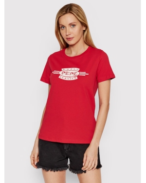 Pepe Jeans T-Shirt Agnes PL504151 Czerwony Regular Fit