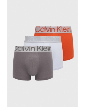 Calvin Klein Underwear bokserki 3-pack męskie kolor pomarańczowy