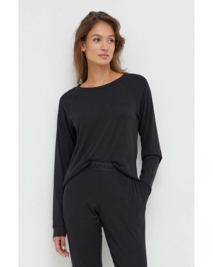 Calvin Klein Underwear longsleeve piżamowy kolor czarny