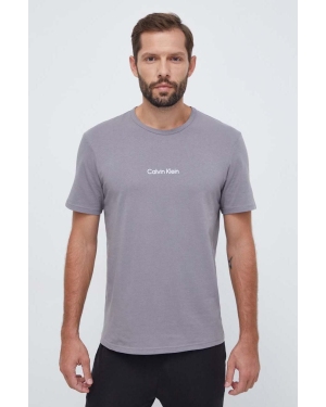 Calvin Klein Underwear t-shirt lounge kolor szary z nadrukiem