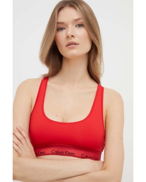 Calvin Klein Underwear biustonosz kolor czerwony gładki