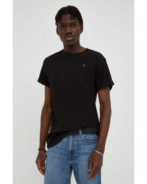 G-Star Raw t-shirt męski kolor czarny gładki