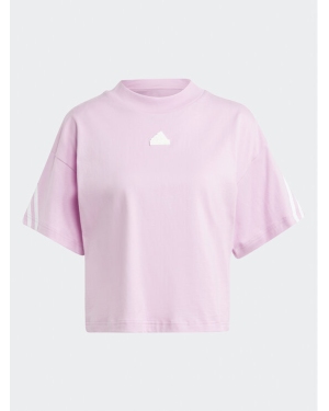 adidas T-Shirt Future Icons 3-Stripes IL3066 Różowy Loose Fit