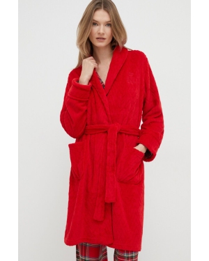 Lauren Ralph Lauren szlafrok kolor czerwony