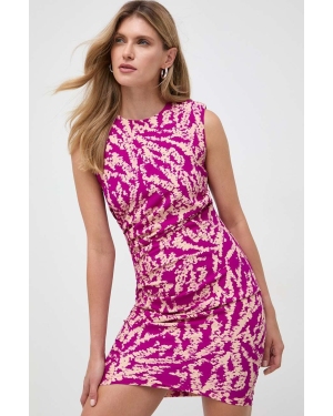 Marella sukienka kolor fioletowy mini dopasowana