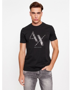 Armani Exchange T-Shirt 6RZTKD ZJBYZ 1200 Czarny Regular Fit