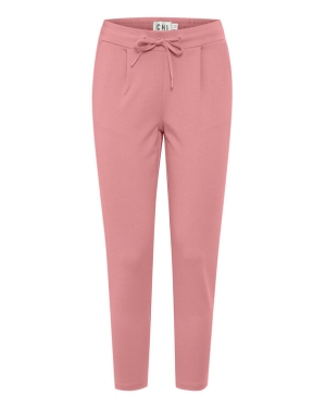 ICHI Spodnie materiałowe 20104757 Różowy Slim Fit