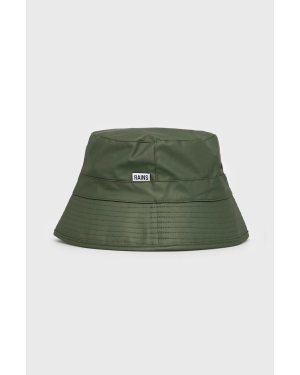 Rains kapelusz 20010 Bucket Hat kolor zielony 20010.65-65.Evergre
