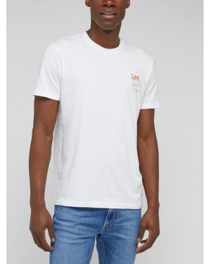 Lee T-Shirt LL03FQLJ Biały Regular Fit