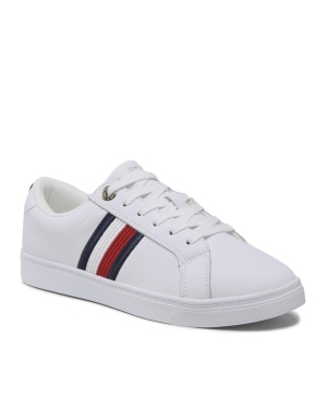 Tommy Hilfiger Sneakersy Essential Stripes Sneaker FW0FW06903 Biały