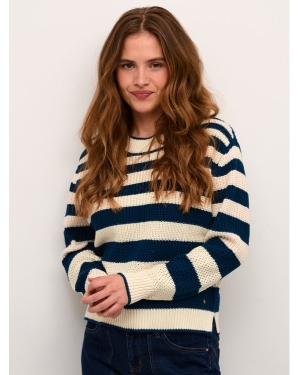 Cream Sweter Crmuka Knitted 10611880 Niebieski Straight Fit
