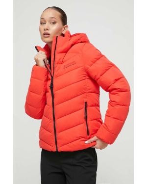 Superdry kurtka damska kolor pomarańczowy zimowa