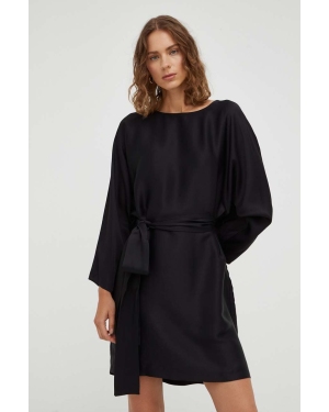 Drykorn sukienka kolor czarny mini oversize