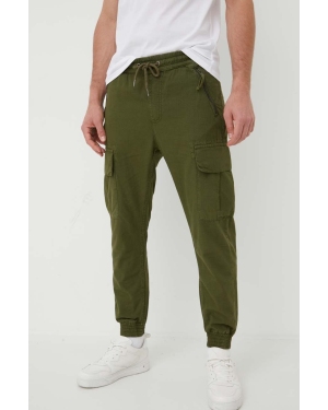 Alpha Industries spodnie bawełniane Ripstop Jogger kolor zielony 116201.142