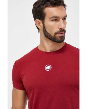 Mammut t-shirt Seon męski kolor czerwony gładki