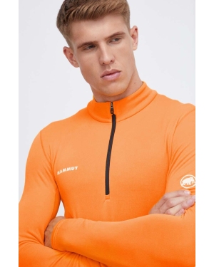 Mammut bluza sportowa Aenergy ML Half Zip kolor pomarańczowy gładka