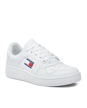 Tommy Jeans Sneakersy Tjw Retro Basket Ess EN0EN02434 Biały