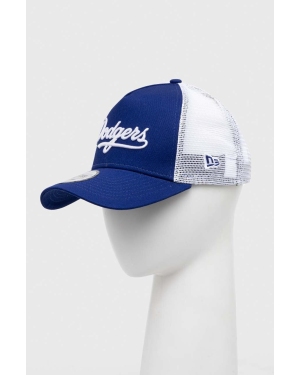 New Era czapka z daszkiem kolor granatowy wzorzysta LOS ANGELES DODGERS