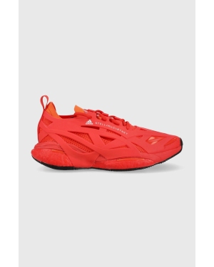 adidas by Stella McCartney buty do biegania Solarglide kolor czerwony