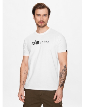 Alpha Industries Komplet 2 t-shirtów Alpha Label 118534 Biały Regular Fit
