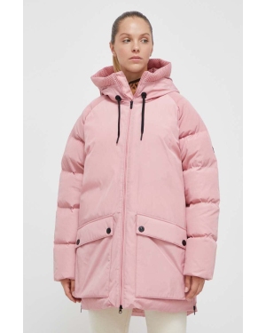 Peak Performance kurtka puchowa damska kolor różowy zimowa
