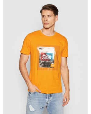 Jack&Jones T-Shirt Rack 12198281 Pomarańczowy Regular Fit