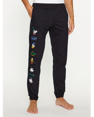 United Colors Of Benetton Spodnie piżamowe 3VR54F00K Czarny Regular Fit