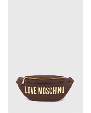Love Moschino nerka kolor brązowy