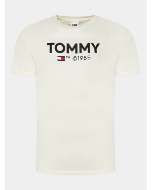 Tommy Jeans T-Shirt Essential DM0DM18264 Biały Slim Fit