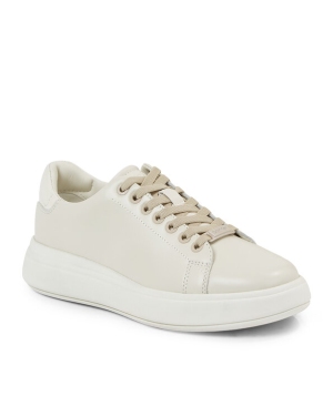 Calvin Klein Sneakersy Raised Cupsole Lace Up HW0HW01668 Beżowy