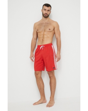 adidas Performance szorty kąpielowe kolor czerwony