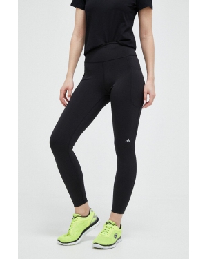 adidas Performance legginsy do biegania DailyRun kolor czarny gładkie