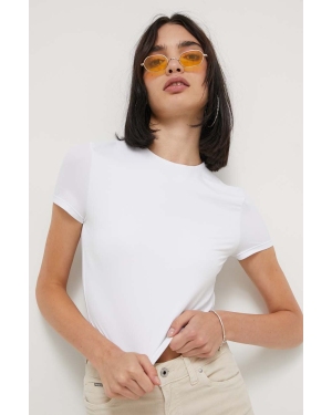 Abercrombie & Fitch t-shirt damski kolor biały