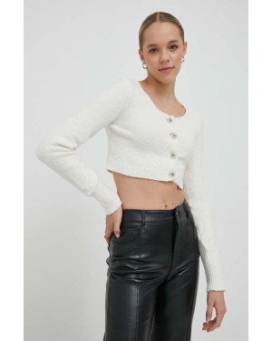 Calvin Klein Jeans kardigan damski kolor beżowy lekki