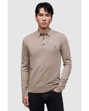 AllSaints sweter Mode Merino LS Polo