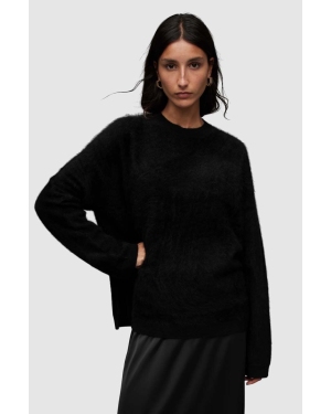 AllSaints sweter z kaszmirem REBEL kolor czarny
