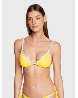 Calvin Klein Swimwear Góra od bikini KW0KW01945 Żółty