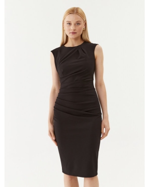 Rinascimento Sukienka koktajlowa CFC0114875003 Czarny Slim Fit