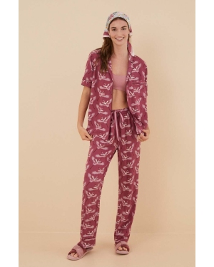 women'secret piżama Mix & Match damska kolor różowy 4856136