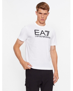 EA7 Emporio Armani T-Shirt 6RPT11 PJNVZ 1100 Biały Regular Fit