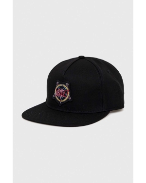 DC czapka z daszkiem bawełniana x Slayer kolor czarny z aplikacją